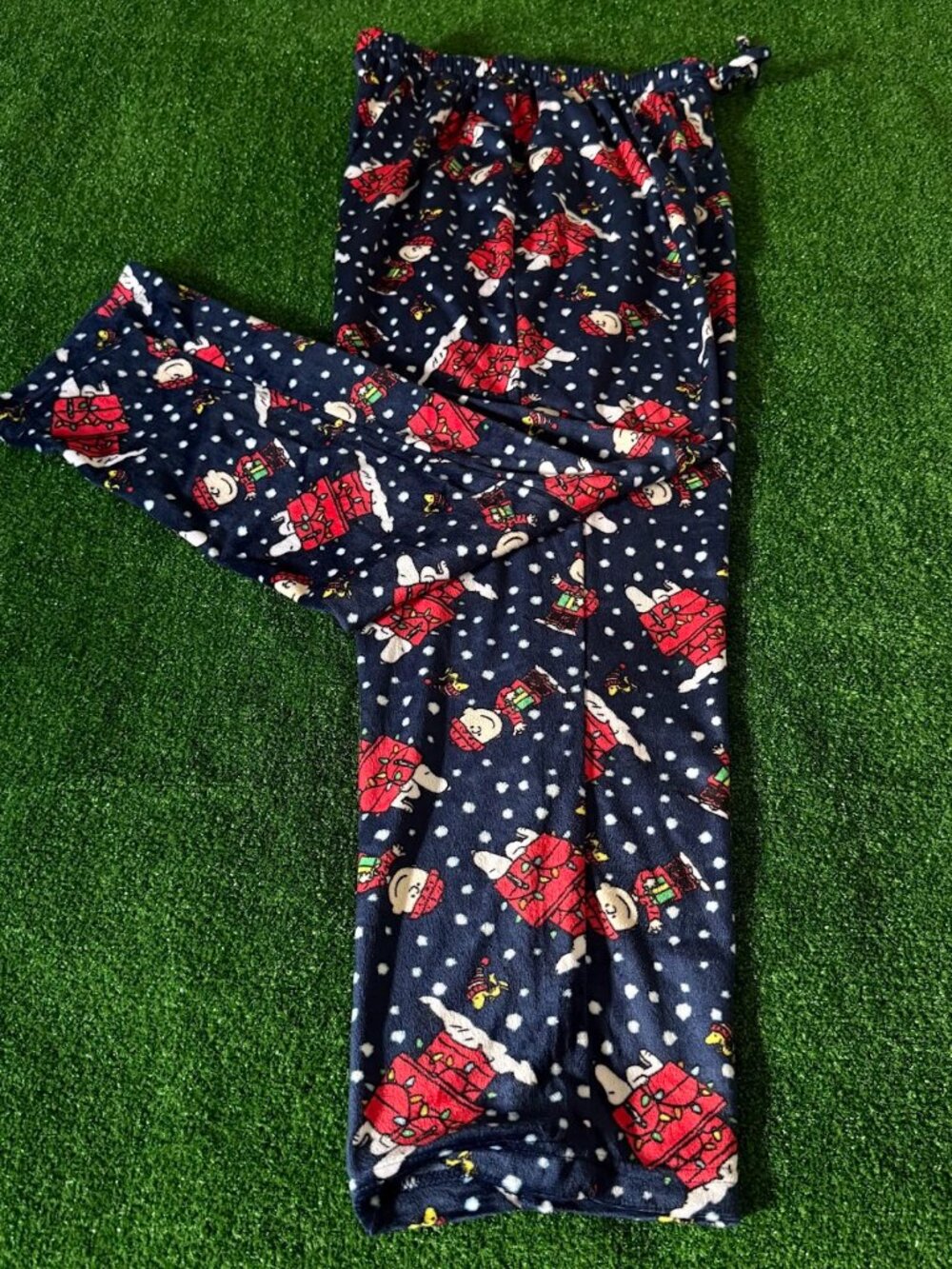 Peanuts Charlie Brown Christmas Snoopy Soft Pajama Lounge Pants Men's Size S